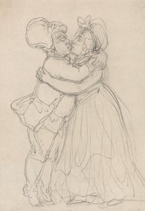 Forgiving Lovers by Thomas Rowlandson