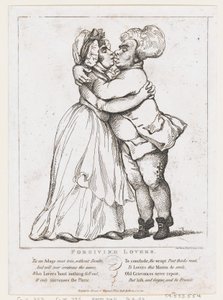 Forgiving Lovers by Thomas Rowlandson