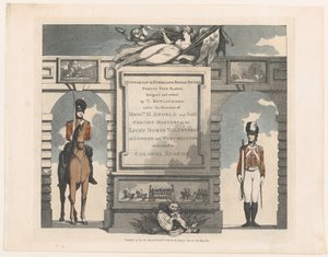 Forward, Hungarian and Highland Broadsword by Thomas Rowlandson
