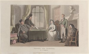 Frontispiece: Before the Tribunal at Avignon by Thomas Rowlandson