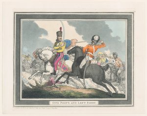 Give Points and Left Parry, September 1, 1798 by Thomas Rowlandson