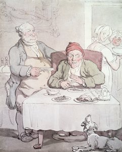 Gluttony by Thomas Rowlandson