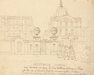 Greenwich Hospital by Thomas Rowlandson
