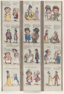 Grotesque Borders for Rooms & Halls, [1800], Reprint by Thomas Rowlandson