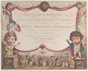 Grotesque Borders for Screens, Billiard Rooms, Dressing Rooms, &c &c by Thomas Rowlandson