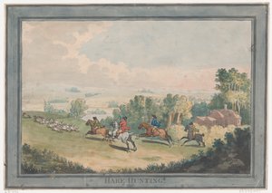 Hare Hunting, February 1, 1789 by Thomas Rowlandson