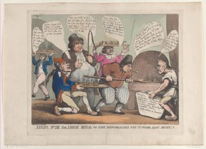 High Fun for John Bull, or the Republicans Put to their Last Shift, November 12, 1798
