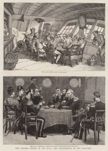 How Customs Change in the Navy, the Refreshments of Two Centuries by Thomas Rowlandson