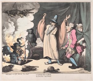 Humbugging, or Raising the Devil, March 12, 1800 by Thomas Rowlandson