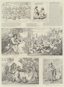 Humorous Art at the Royal Naval Exhibition by Thomas Rowlandson