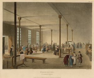 Interior of a workhouse in the St James