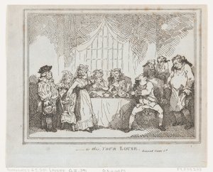 Is This Your Louse? by Thomas Rowlandson