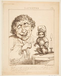 Laughter Le Brun Travested, or Caricatures of the Passions by Thomas Rowlandson