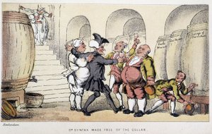 The doctor in a cellar - in 