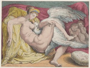 Leda and the Swan, 1799 by Thomas Rowlandson