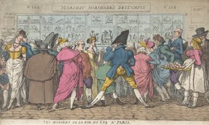 Dawdlers of the Rue Coq, Paris, ca. 1810