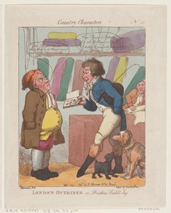 London Outrider, or Brother Saddlebag by Thomas Rowlandson