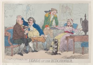 Lords of the Bedchamber, April 14, 1784 by Thomas Rowlandson