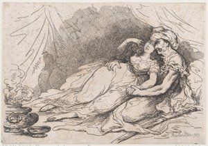 Love in the East by Thomas Rowlandson