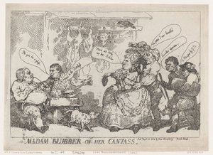 Madam Blubber On Her Canvass, April 22, 1784