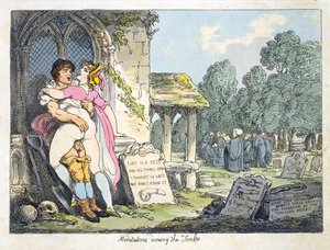 Meditations among the Tombs by Thomas Rowlandson