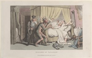 Mistakes at Cavaillon, from Journal of Sentimental Travels in the Southern Pro... by Thomas Rowlandson