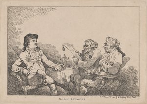 Money Lenders by Thomas Rowlandson