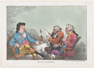 Money Lenders, November 8, 1784 by Thomas Rowlandson