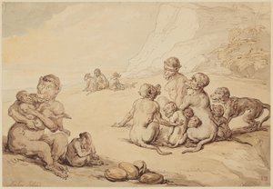 Monkey Island by Thomas Rowlandson