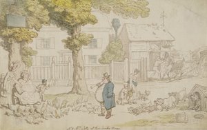 Mr and Mrs Jolly at Their Country House by Thomas Rowlandson
