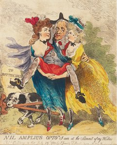 Nil Amplius Opto I am at the Summit of my Wishes, pub. 1780 by Thomas Rowlandson