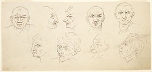 Nine Caricatures