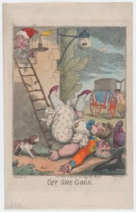 Off She Goes by Thomas Rowlandson