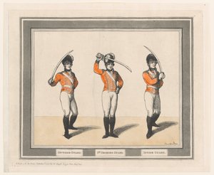 Outside Guard, St. Georges Guard, Inside Guard, September 1, 1798 by Thomas Rowlandson