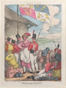 Peace and Plenty, March 8, 1814 by Thomas Rowlandson