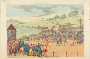Preparing to Start by Thomas Rowlandson