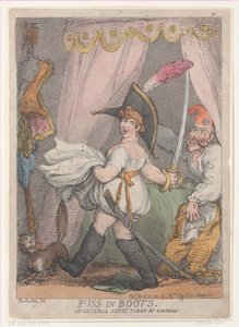Puss in Boots or General Junot Taken by Surprise by Thomas Rowlandson