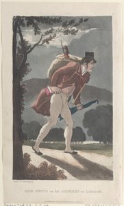 Quae Genus on His Journey to London, from The History of Johnny Quae Genus by Thomas Rowlandson