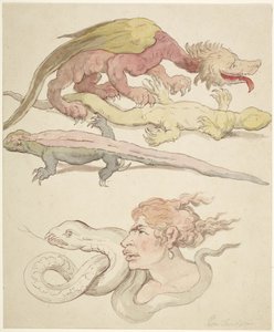 Reptiles by Thomas Rowlandson