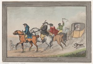 Returning from the Races, December 1, 1791 by Thomas Rowlandson