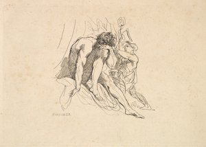 River God with Child by Thomas Rowlandson