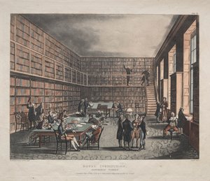 Royal Institution, Albemarle Street by Thomas Rowlandson