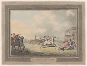 Running out of the Course by Thomas Rowlandson
