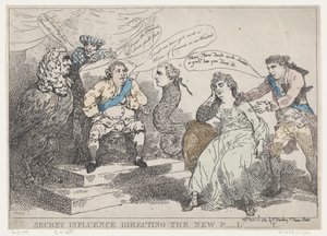 Secret Influence Directing The New Parliament, May 18, 1784 by Thomas Rowlandson