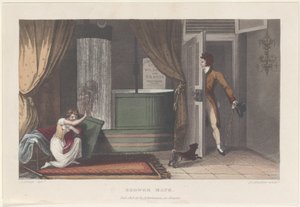 Shower Bath, from Poetical Sketches of Scarborough, 1813 by Thomas Rowlandson