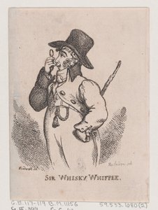 Sir Whisky Whiffle, April 1808 by Thomas Rowlandson