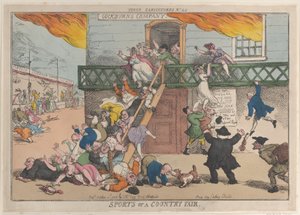 Sports of a Country Fair, October 5, 1810 by Thomas Rowlandson