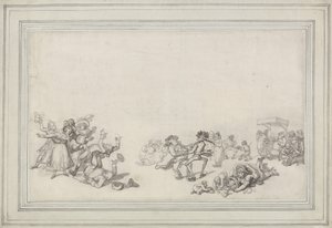 Study of Skaters: Skating on the Serpentine