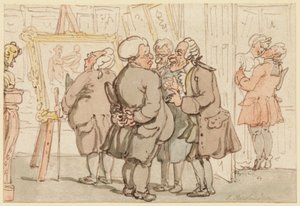 The Art Gallery by Thomas Rowlandson