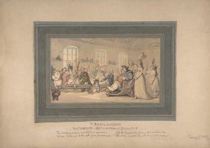 The Comforts of Bath and Public Breakfast, 1780-1827 by Thomas Rowlandson